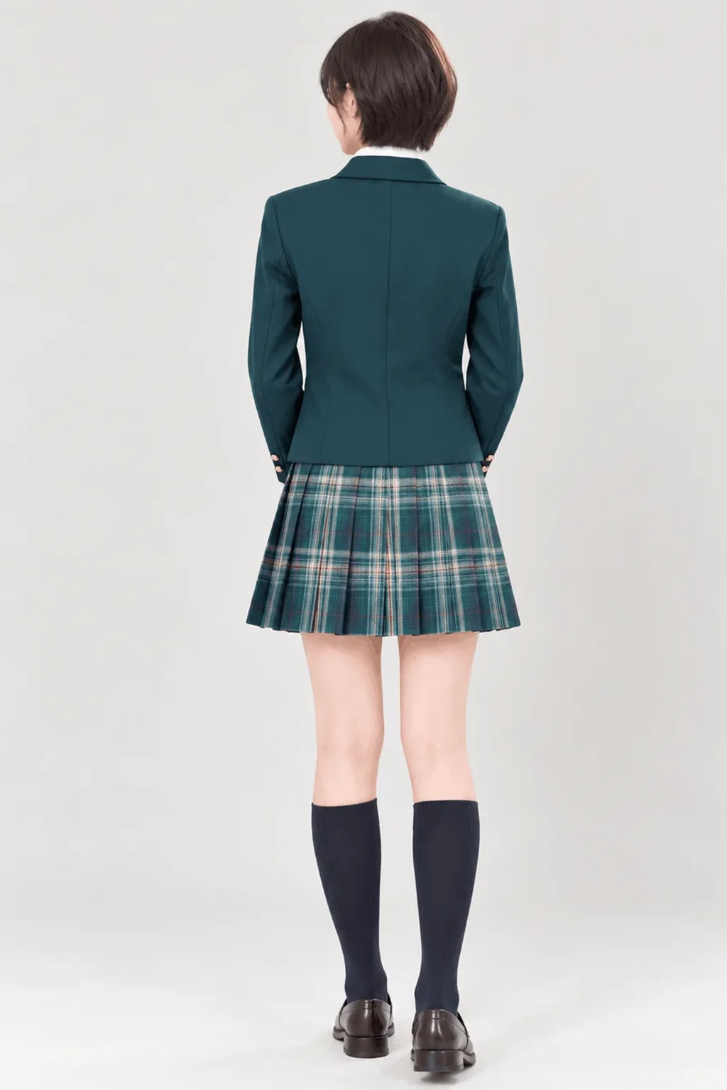 クラシックグリーンブレザー制服　背面