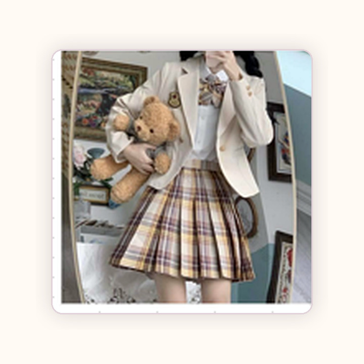 ミルクティーベージュ ブレザー制服