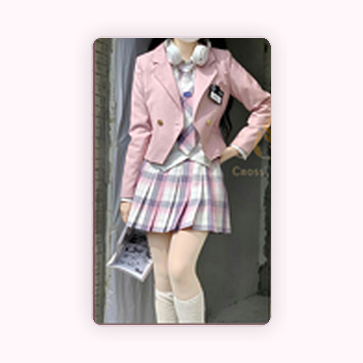 ローズピンク ブレザー制服