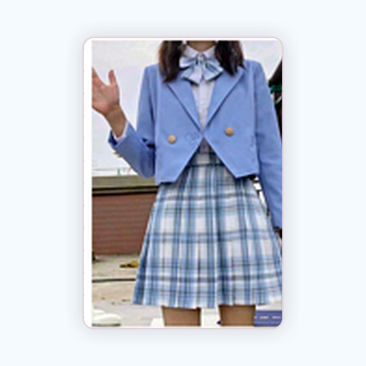 サックスブルー ブレザー制服