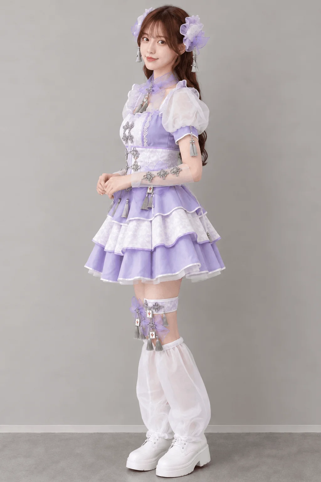 キャンディシェル麻雀チャイナ パープル 左