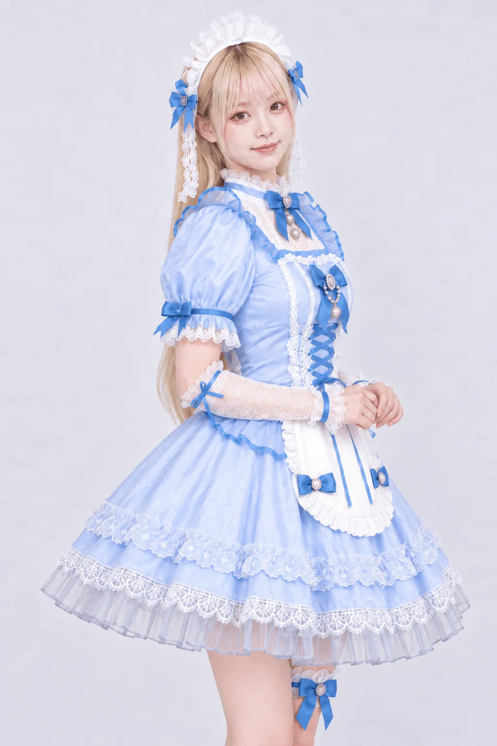 エレガンスシュシュロココメイド ブルー 右寄り
