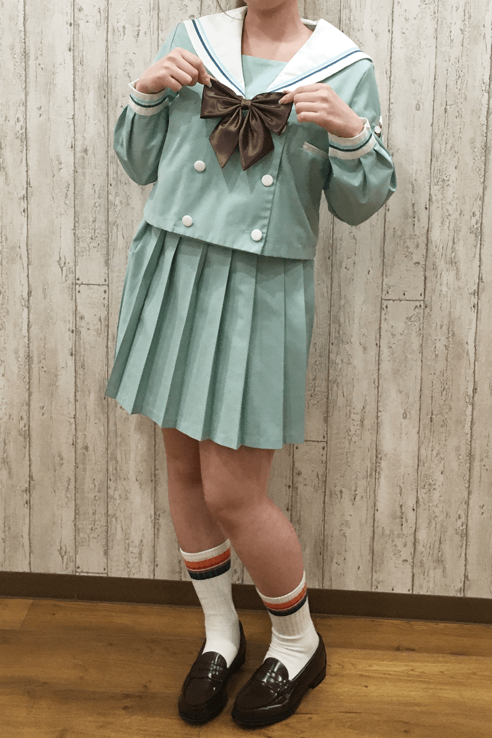 レディースブレザー学生服レンタル　コーディネート例2