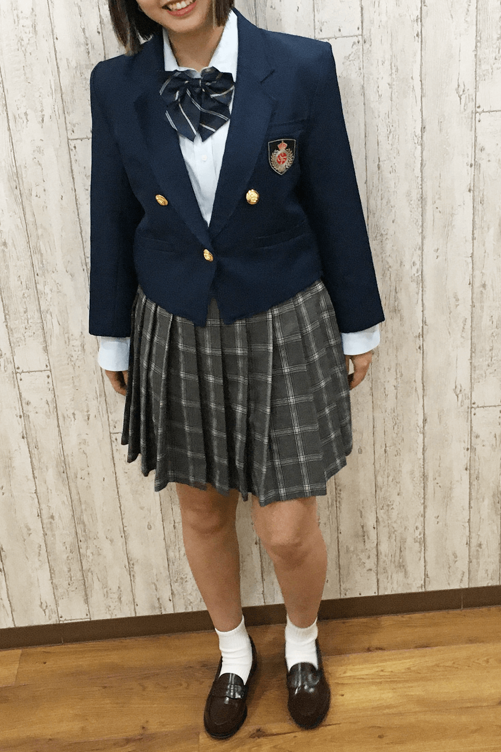 レディースブレザー学生服レンタル　コーディネート例3